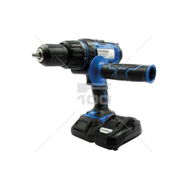 TALADRO ATORNILLADOR IMPACTO HYUNDAI 20 V.-13 MM